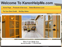 Tablet Screenshot of karenhelpme.com